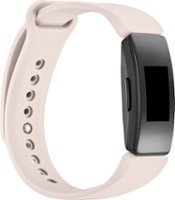 Modal™ - Silicone Band for Fitbit Inspire, Inspire 2, and Inspire HR - Pink Sand - Angle_Zoom
