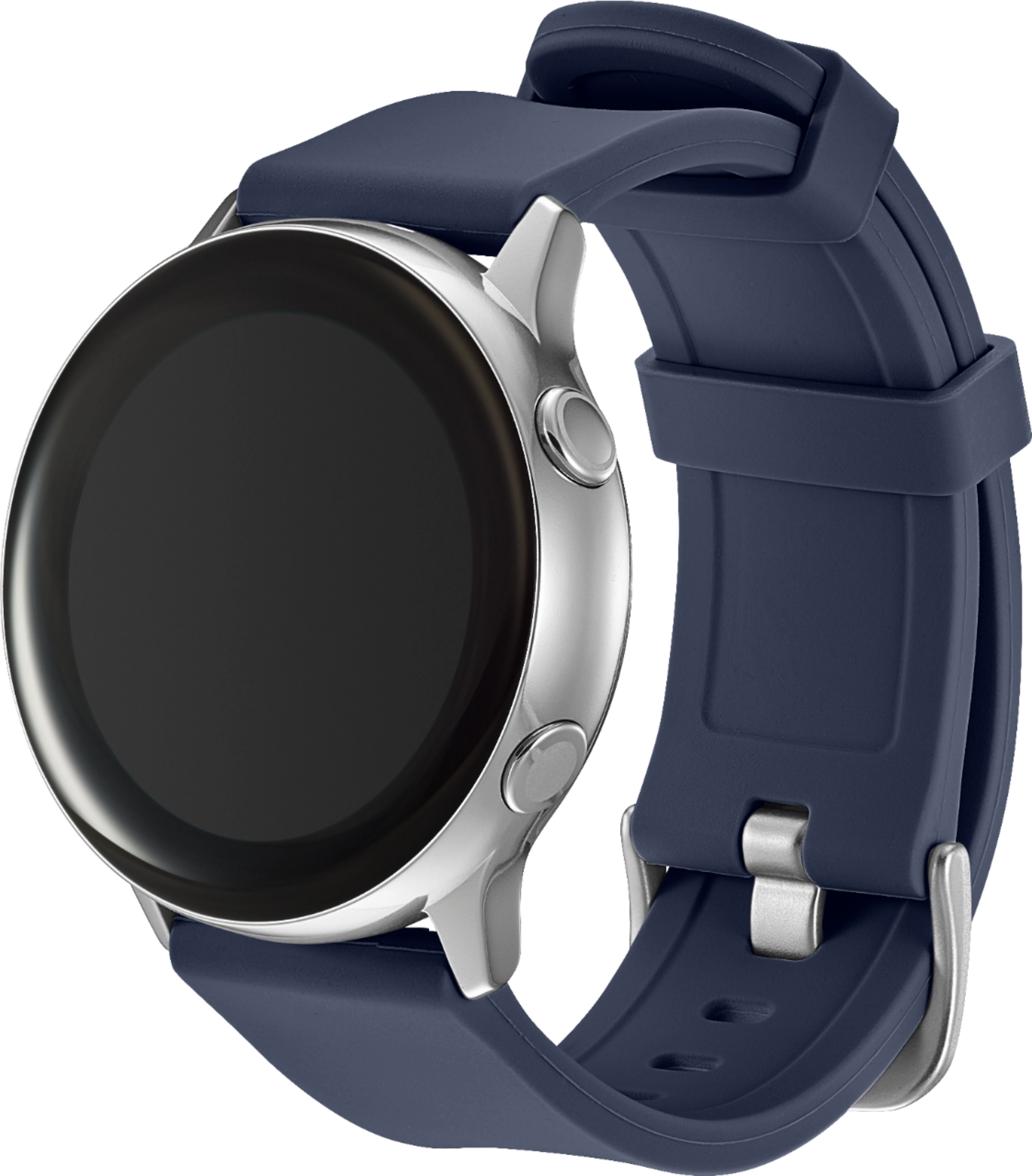 Left View: Samsung - Smart watch wireless charger for Galaxy Watch5 Pro, Galaxy Watch5 S/L and Galaxy Watch4 - Black