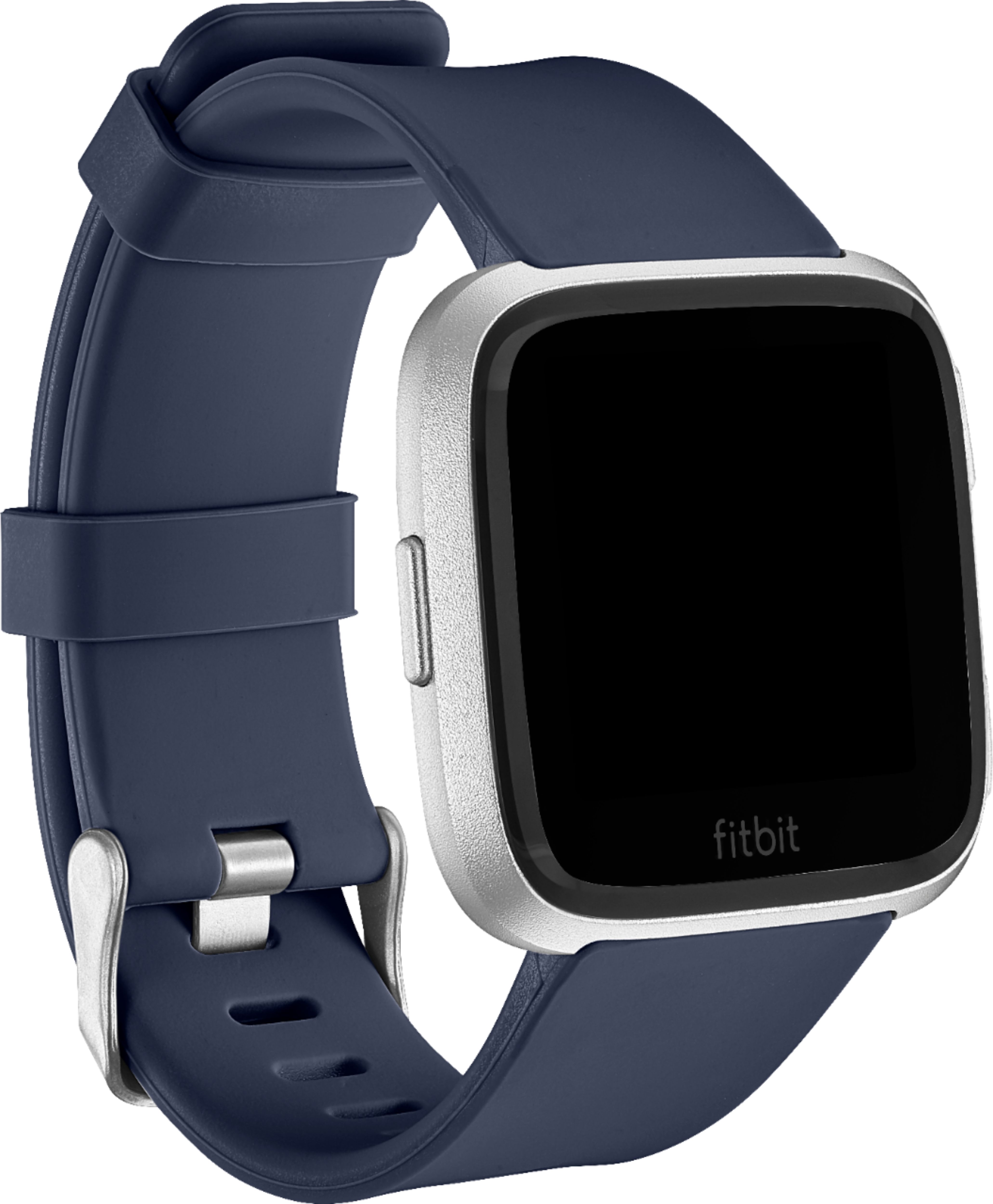 blue fitbit watch