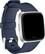 Angle. Modal™ - Silicone Watch Band for Fitbit Versa 2, Fitbit Versa, and Fitbit Versa Lite - Navy Blue.