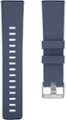 Alt View Zoom 11. Modal™ - Silicone Watch Band for Fitbit Versa 2, Fitbit Versa and Fitbit Versa Lite - Navy Blue.