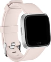 Modal™ - Silicone Watch Band for Fitbit Versa 2, Fitbit Versa, and Fitbit Versa Lite - Pink Sand - Angle_Zoom