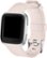 Left Zoom. Modal™ - Silicone Watch Band for Fitbit Versa 2, Fitbit Versa and Fitbit Versa Lite - Pink Sand.