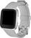 Left. Modal™ - Silicone Watch Band for Fitbit Versa 2, Fitbit Versa, and Fitbit Versa Lite - Stone.