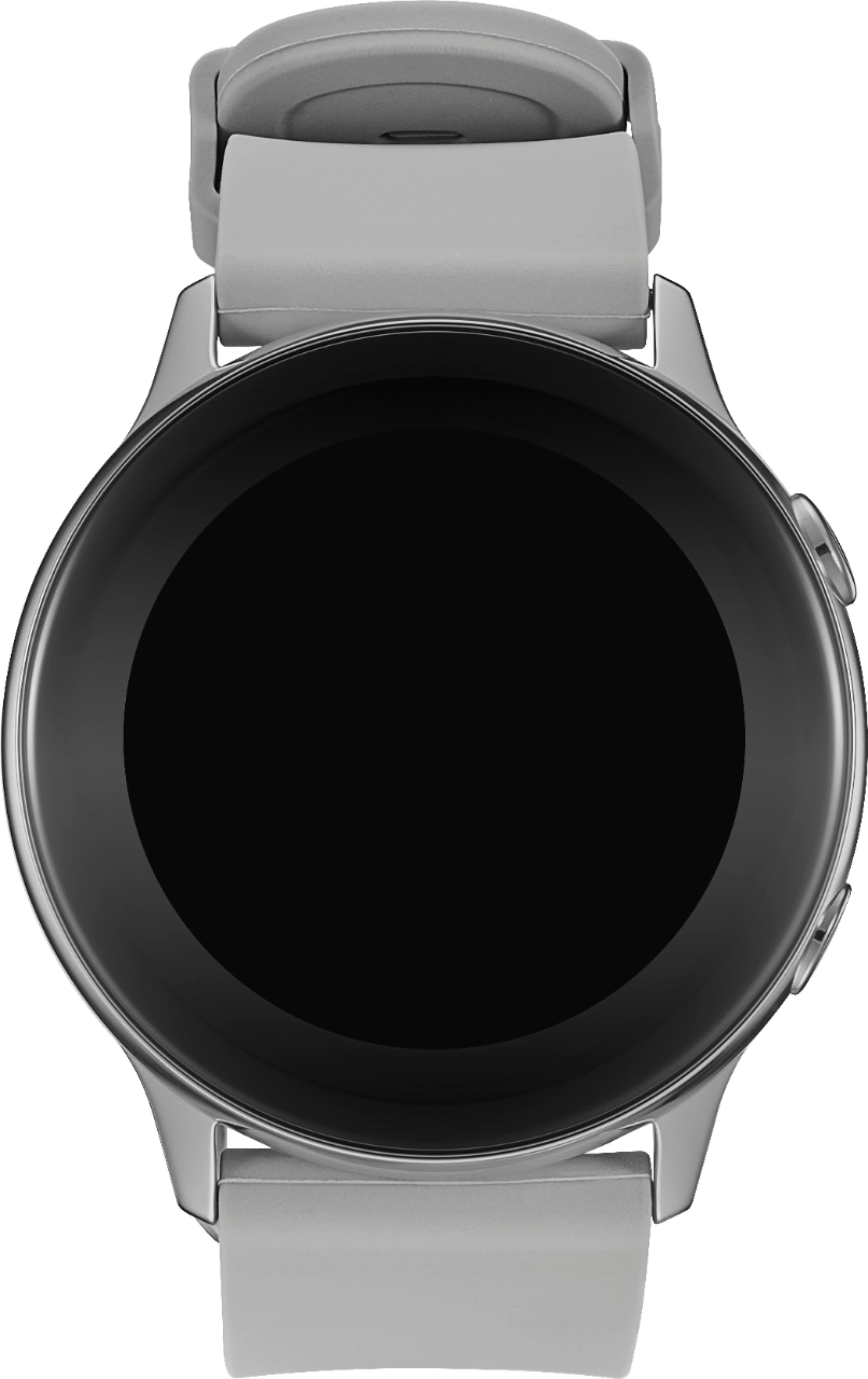 Alt View 13. Modal™ - Silicone Watch Band for Samsung Galaxy Watch, Galaxy Watch3, Galaxy Watch4, Galaxy Active, and Galaxy Active 2 - Stone.