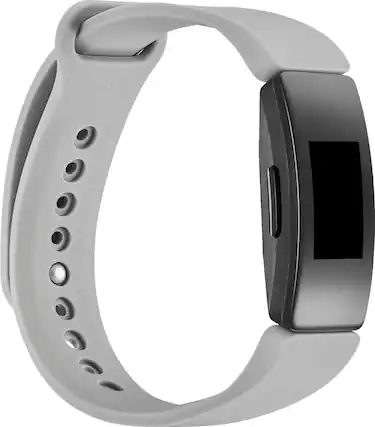 Angle. Modal™ - Silicone Band for Fitbit Inspire, Inspire 2, and Inspire HR - Stone.