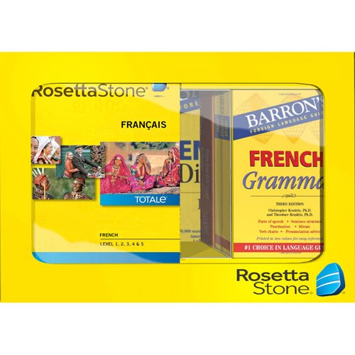 Rosetta Stone Version 4: French Level 1-5 Set Bundle - Mac|Windows - Front_Standard