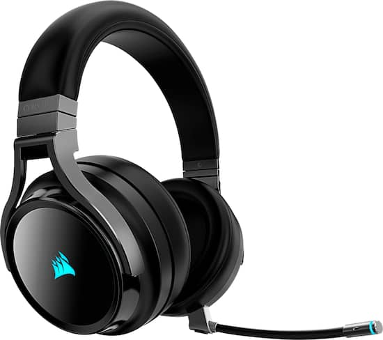 Corsair Virtuoso Rgb Wireless Stereo Gaming Headset Carbon Ca Na Best Buy