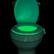 Alt View 15. Spark Innovation - Motion-Activated Toilet Night Light - White.