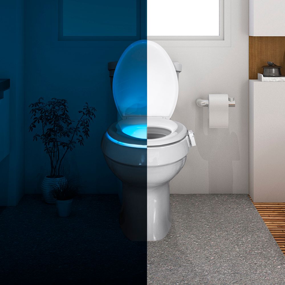 1pc Toilet Night Light, Motion Activated Toilet Lighting For Bathroom  Washroom, Turn Your Late Night-Light Bathroom Into An Awesome Experience,  Starry Night Projection Light To Optomize Your Fun, , Great For Gifts