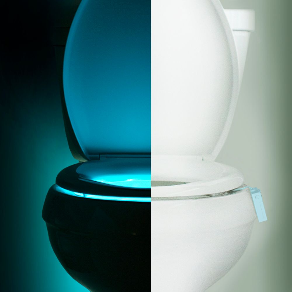Motion Activated Disco Toilet Bowl Light - GEEKYGET