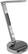Alt View 13. LumiCharge - All-in-One LED Desk Lamp, Wireless Charger, and Universal Phone Charging Station - Silver/Metallic Gray.