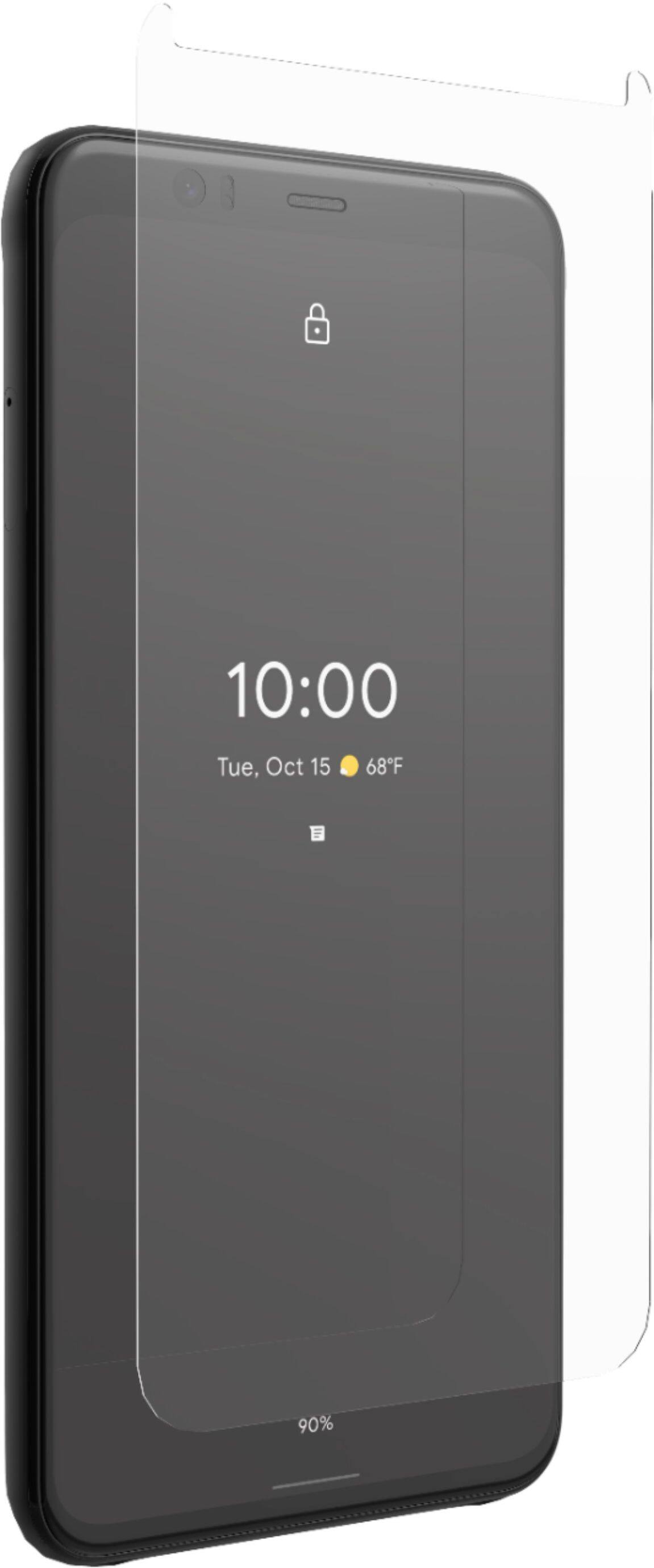 Angle. ZAGG - InvisibleShield® Glass+ Screen Protector for Google Pixel 4 XL - Clear.