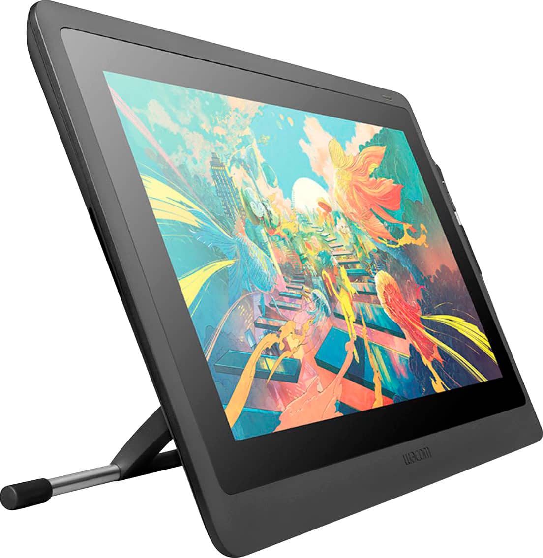 Alt View 11. Wacom - Stand for Cintiq 16 - Silver/Black.