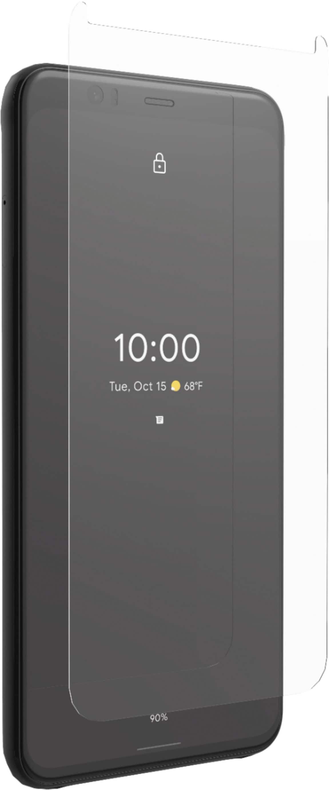 Angle. ZAGG - InvisibleShield Glass Elite Screen Protector for Google Pixel 4 XL - Clear.