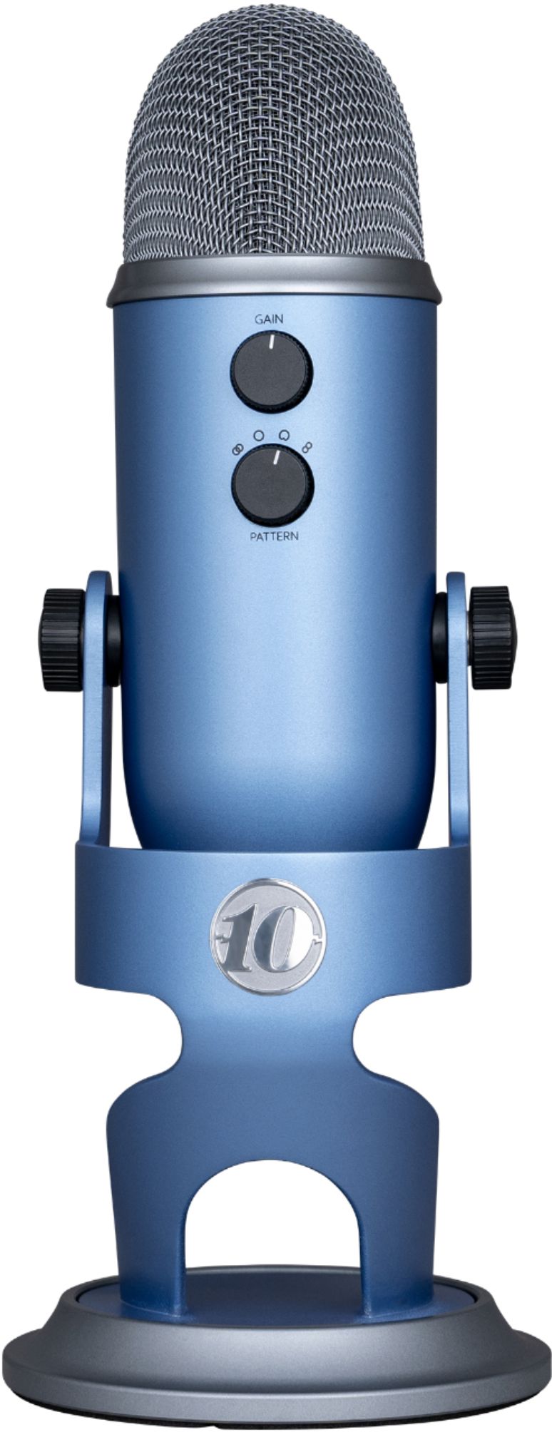 Blue Microphones Yeti 10th Anniversary Edition Usb Multi Pattern Electret Condenser Instrument And Vocal Microphone 9 Best Buy