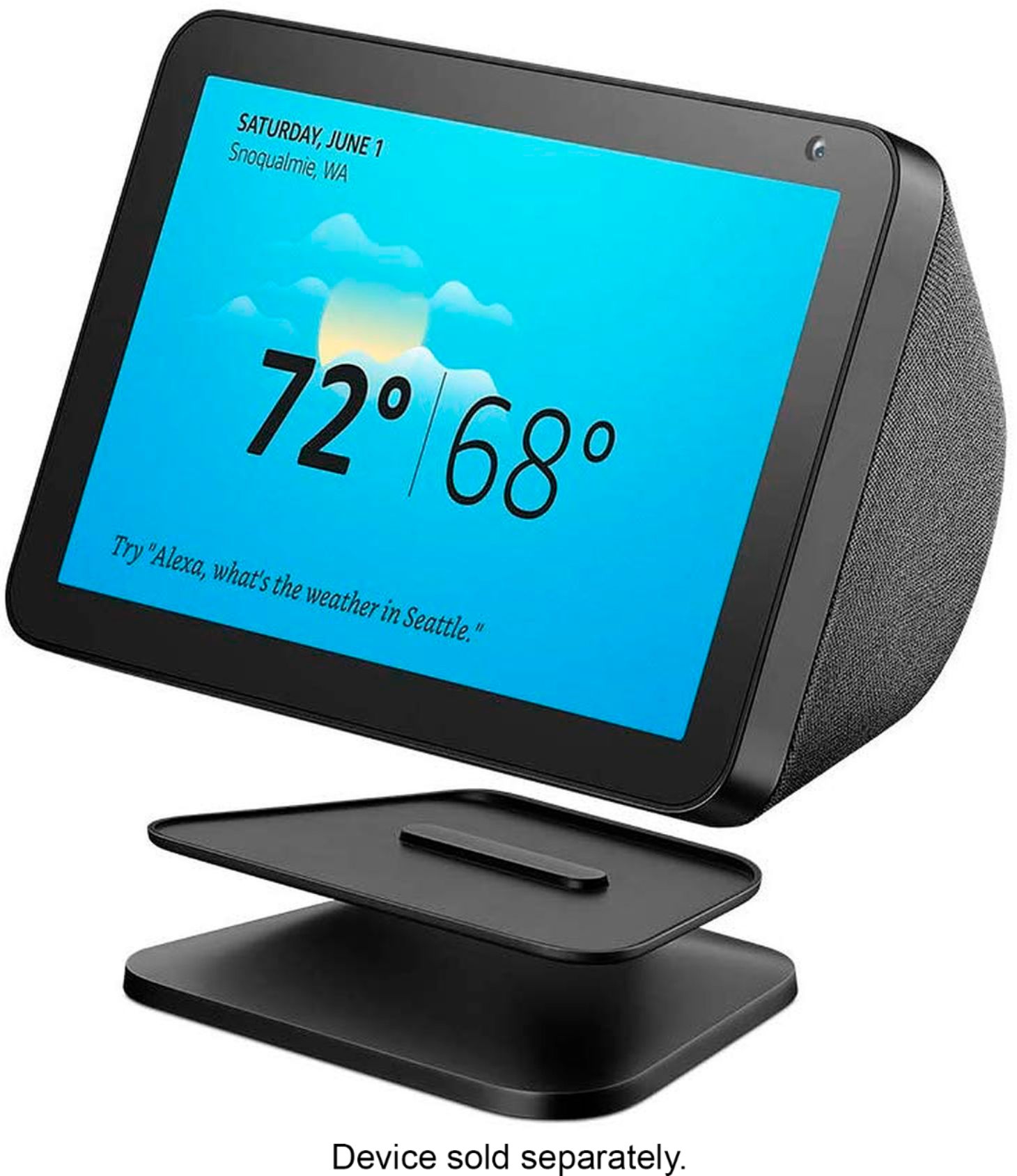 Charcoal or Glacier White Amazon Amazon Echo Show 5 & 8 Adjustable Stand 