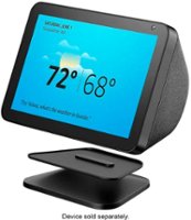 Amazon - Echo Show 8 Adjustable Stand - Charcoal - Front_Zoom