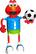 Alt View Standard 1. K'NEX - Kick It! Elmo Building Set.