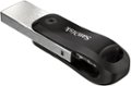 Alt View Zoom 12. SanDisk - iXpand Flash Drive Go 128GB USB 3.0 Type-A to Apple Lightning for iPhone & iPad - Black / Silver.