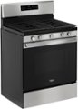 Angle Zoom. Whirlpool - 5.0 Cu. Ft. Freestanding Gas Convection Range with Self-Cleaning - Stainless steel.