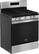 Angle. Whirlpool - 5.0 Cu. Ft. Freestanding Gas Convection Range with Self-Cleaning - Stainless Steel.