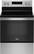 Front. Whirlpool - 5.3 Cu. Ft. Freestanding Electric Convection Range with Self-High Heat Cleaning Method and Frozen Bake - Stainless Steel.