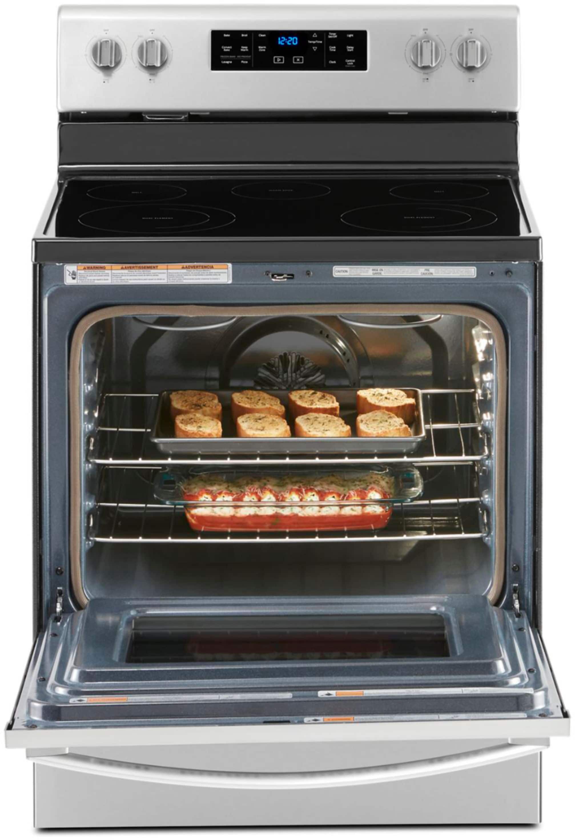 Whirlpool 5.3 Cu. Ft. Freestanding Electric Convection Range with Self