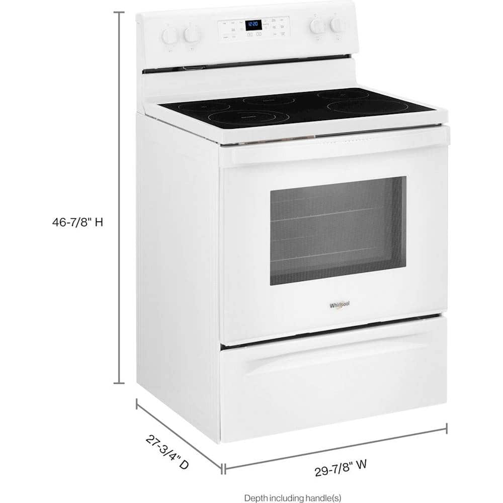 Customer Reviews: Whirlpool 5.3 Cu. Ft. Freestanding Electric Range ...