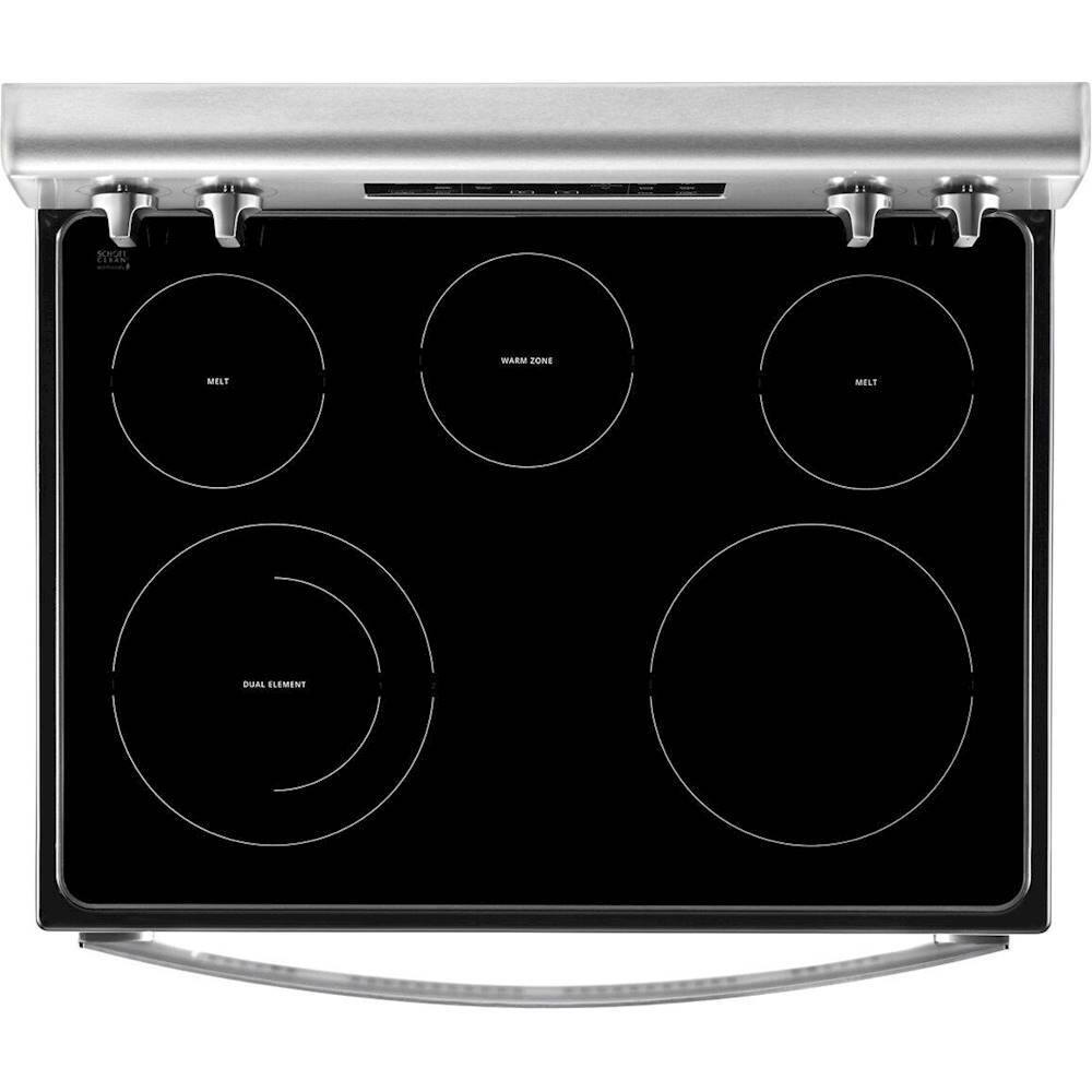 Alt View 15. Whirlpool - 5.3 Cu. Ft. Freestanding Electric Range with Self-Cleaning and Frozen Bake - Fingerprint Resistant Stainless Steel.