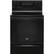 Front. Whirlpool - 5.3 Cu. Ft. Freestanding Electric Range with Self-Cleaning and Frozen Bake - Black.