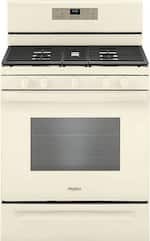 Whirlpool - 5.0 Cu. Ft. Freestanding Gas Range with Self-Cleaning and SpeedHeat Burner - Biscuit - Front_Standard