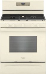 Whirlpool - 5.0 Cu. Ft. Freestanding Gas Range with Self-Cleaning and SpeedHeat Burner - Biscuit - Front_Zoom