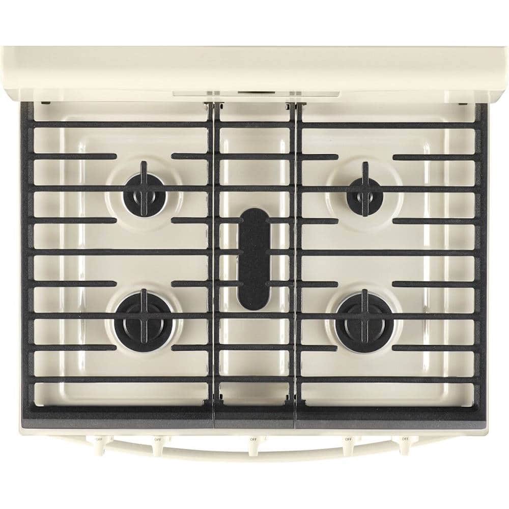 Alt View 15. Whirlpool - 5.0 Cu. Ft. Freestanding Gas Range with Self-Cleaning and SpeedHeat Burner - Biscuit.