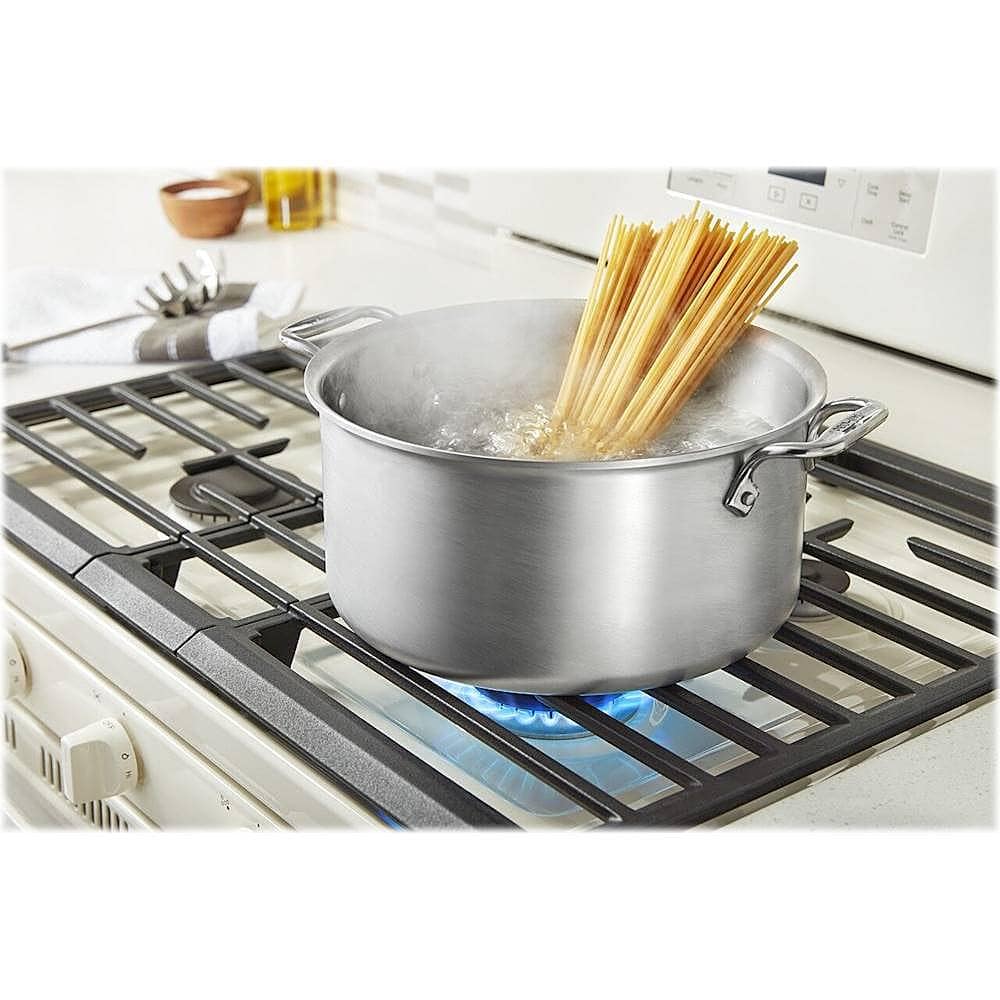 Alt View 18. Whirlpool - 5.0 Cu. Ft. Freestanding Gas Range with Self-Cleaning and SpeedHeat Burner - Biscuit.