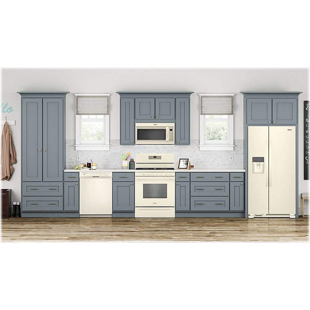 Alt View 20. Whirlpool - 5.0 Cu. Ft. Freestanding Gas Range with Self-Cleaning and SpeedHeat Burner - Biscuit.