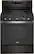 Front. Whirlpool - 5.0 Cu. Ft. Freestanding Gas Convection Range with Self-Cleaning - Fingerprint Resistant Black Stainless Steel.