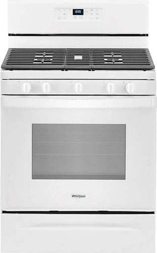 WHIRLPOOL WFG525S0JW 30" free standing gas range