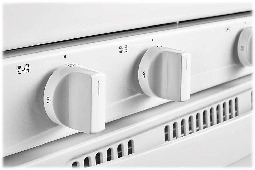 Alt View 11. Whirlpool - 5.0 Cu. Ft. Freestanding Gas Range with Self-Cleaning and SpeedHeat Burner - White.