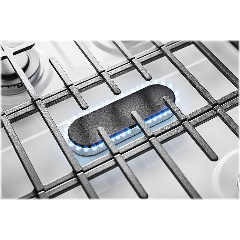 Alt View 17. Whirlpool - 5.0 Cu. Ft. Freestanding Gas Range with Self-Cleaning and SpeedHeat Burner - White.