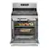 Left. Whirlpool - 5.0 Cu. Ft. Freestanding Gas Range with Self-Cleaning and SpeedHeat Burner - Stainless Steel.
