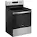 Angle. Whirlpool - 5.3 Cu. Ft. Freestanding Electric Range with Self-Cleaning and Frozen Bake - Stainless Steel.
