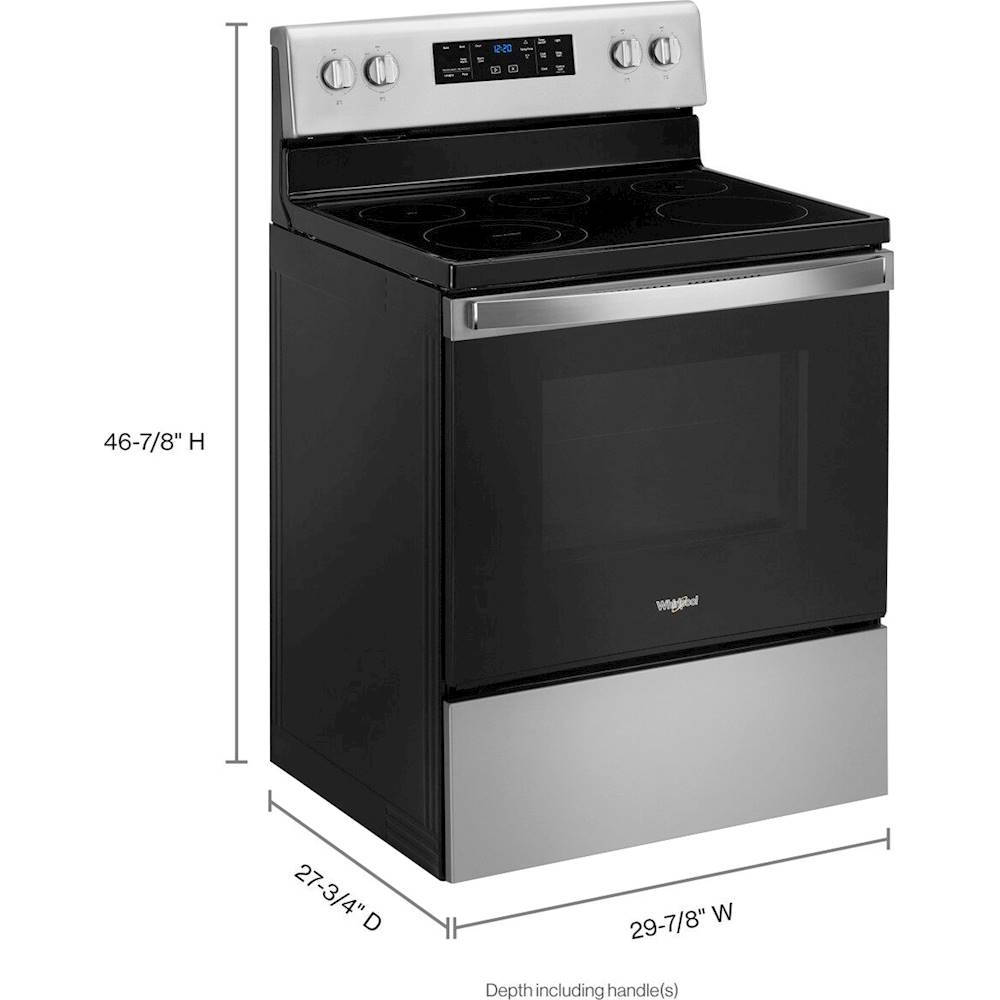 Buy Whirlpool 4.8 Cu. Ft. Electric Range with Frozen Bake