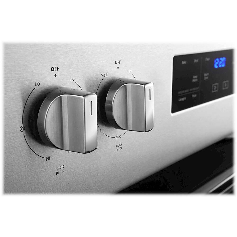 Alt View 14. Whirlpool - 5.3 Cu. Ft. Freestanding Electric Range with Self-Cleaning and Frozen Bake - Stainless Steel.