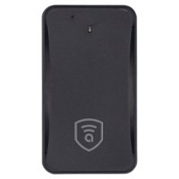 Amber Connect - AMB362XLG Rechargeable GPS + Wi-Fi Asset Tracking Device - Black - Front_Zoom