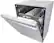 Alt View 20. LG - 24" Front-Control Built-In Dishwasher with Stainless Steel Tub, QuadWash, 48 dBa - Stainless Steel.