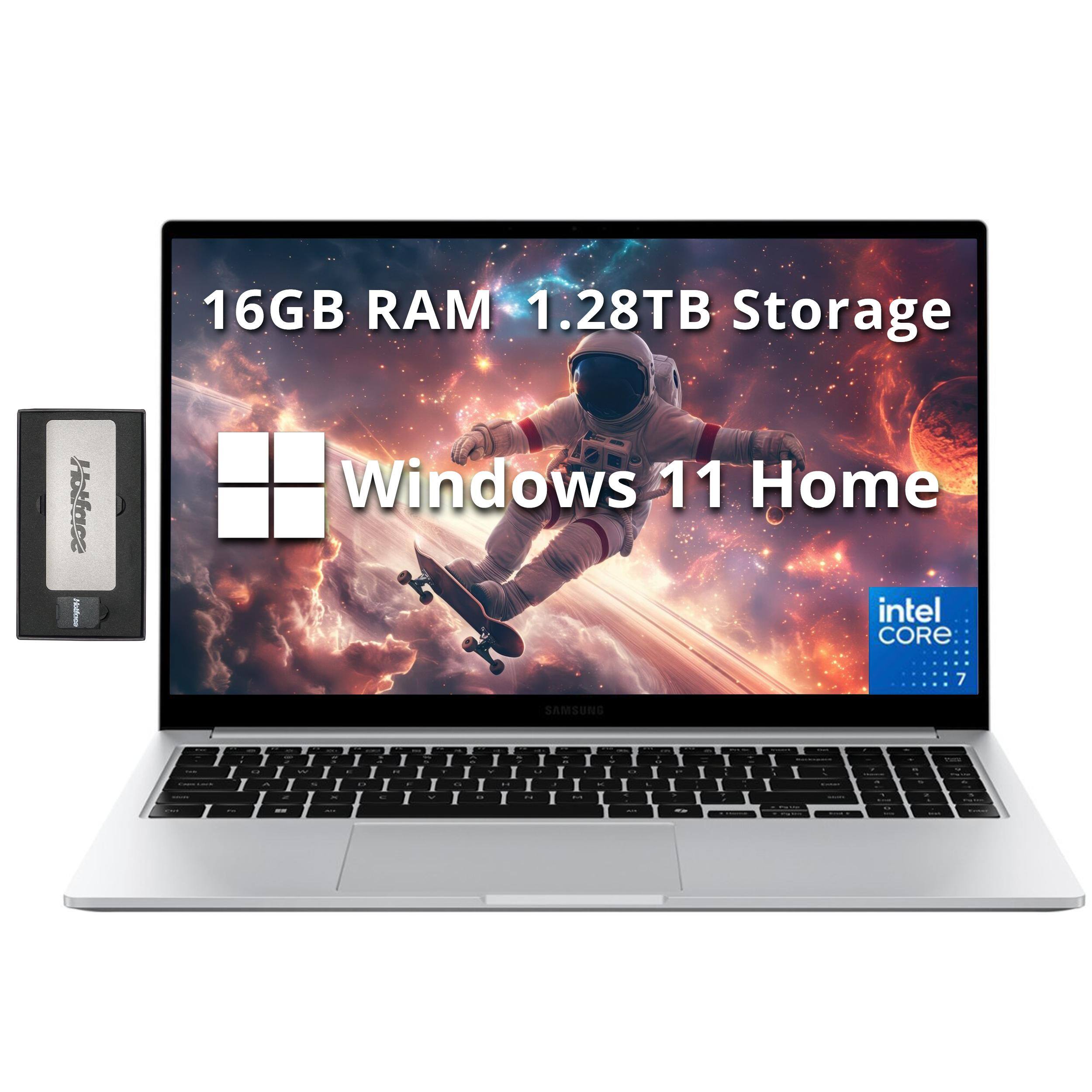 16GB RAM  
1.28TB Storage  
Windows 11 Home  
Intel Core 7  
Samsung