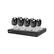 Left. Swann - 16-Channel, 8-Camera Indoor/Outdoor Wired 2160p 2TB DVR Surveillance System - Black/White.