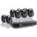 Angle Zoom. Swann - 8-Channel, 8-Camera Indoor/Outdoor Wired 4K UHD 2TB DVR Surveillance System - Black/White.