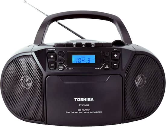 Toshiba CD-RW/CD-R/CD-DA Boombox with AM/FM Radio ...